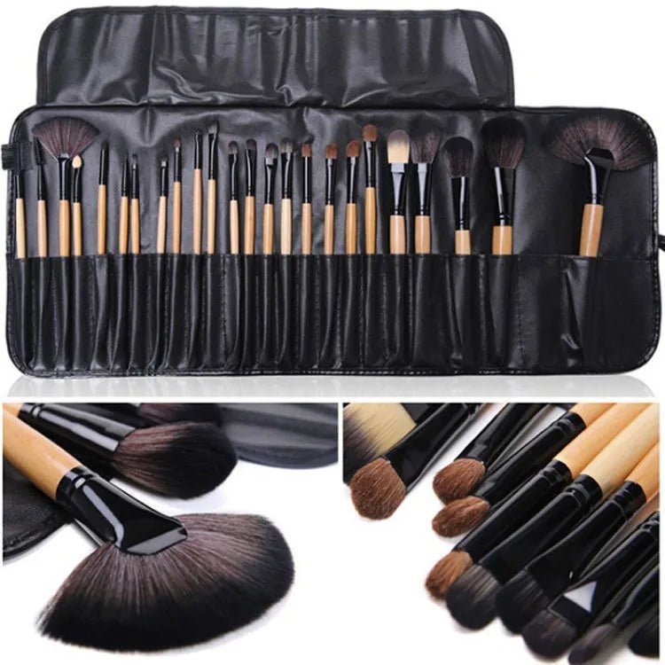 24 Pcs Professional Makeup Brush Set - Catch Cards
