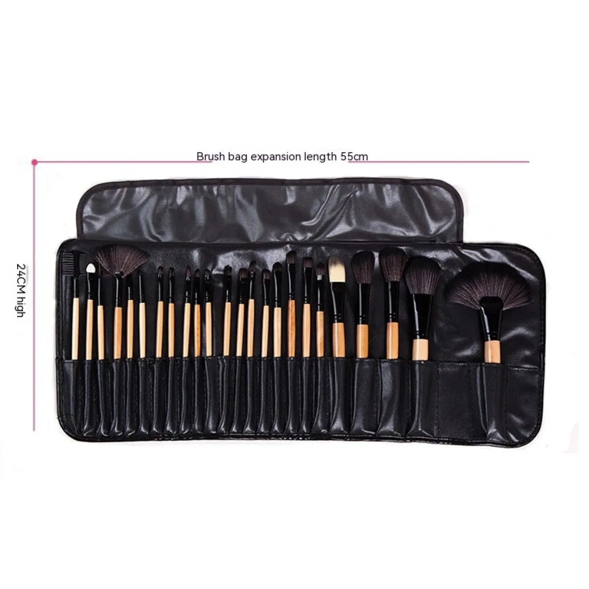 24 Pcs Professional Makeup Brush Set - Catch Cards