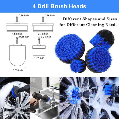 26Pcs Car Detailing Brush Set Drill - HejK.com Marketplace LLC