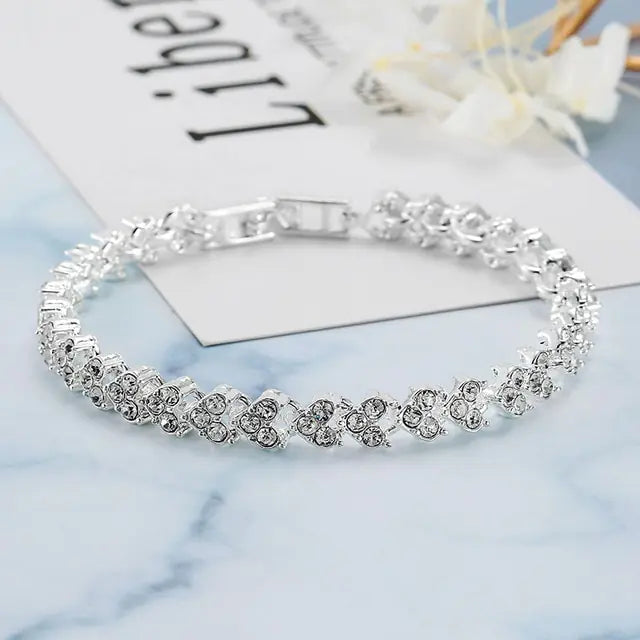 Luxury Roman Crystal Bracelet WEM Support (www.WEM.support)