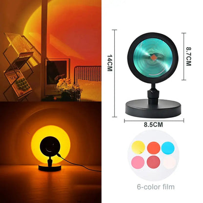 Sunset-Inspired LED Lamp WEM Support (www.WEM.support)