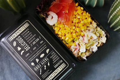 Mikrowellengeeignete tragbare Bento-Box WEM Support (www.WEM.support)