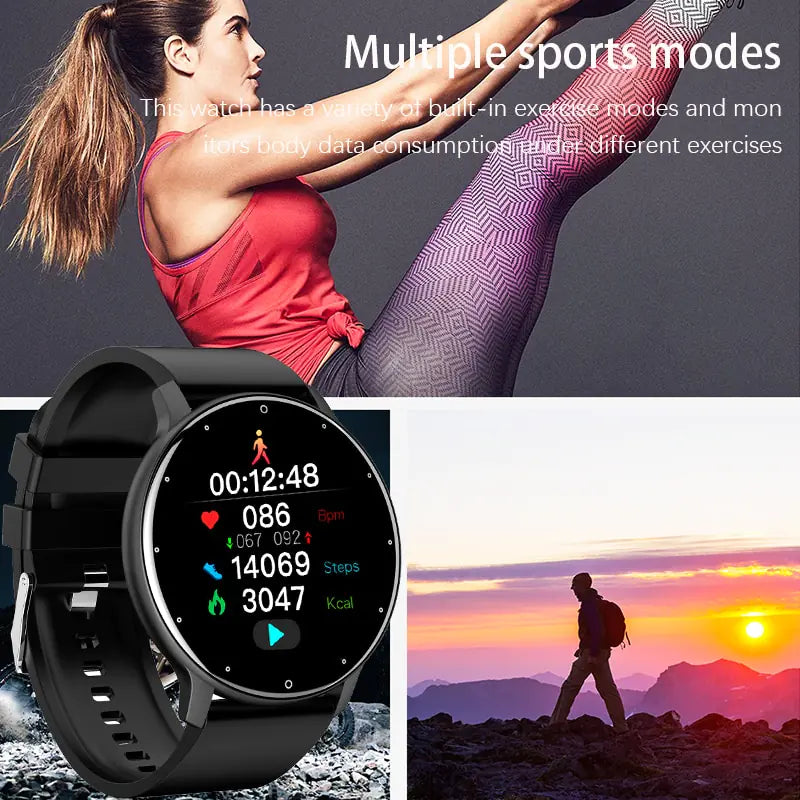 New Smart Watch Men Full Touch Screen Sport Fitness Watch WEM Support (www.WEM.support)