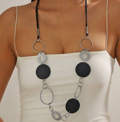 Minimalist Metal Ring Necklace for Women HejK.com