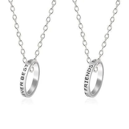 Star Moon Best Friend Pendant Necklace Set WEM Support (www.WEM.support)