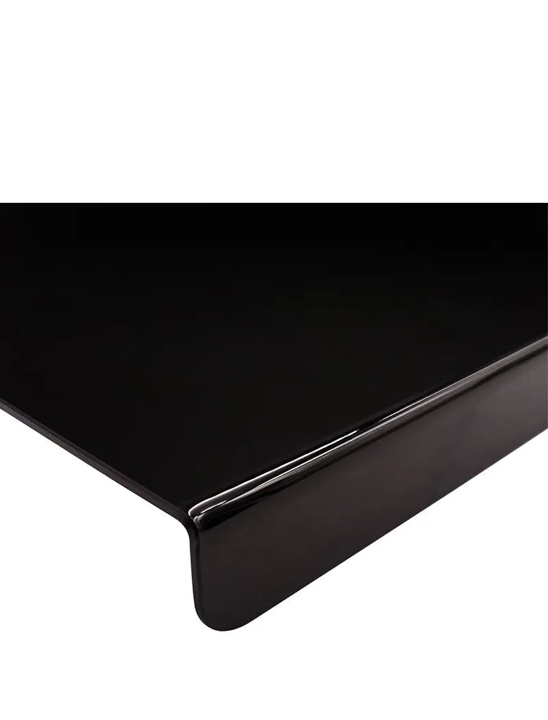 Kitchen Black Acrylic Chopping Board Non-slip WEM Support (www.WEM.support)