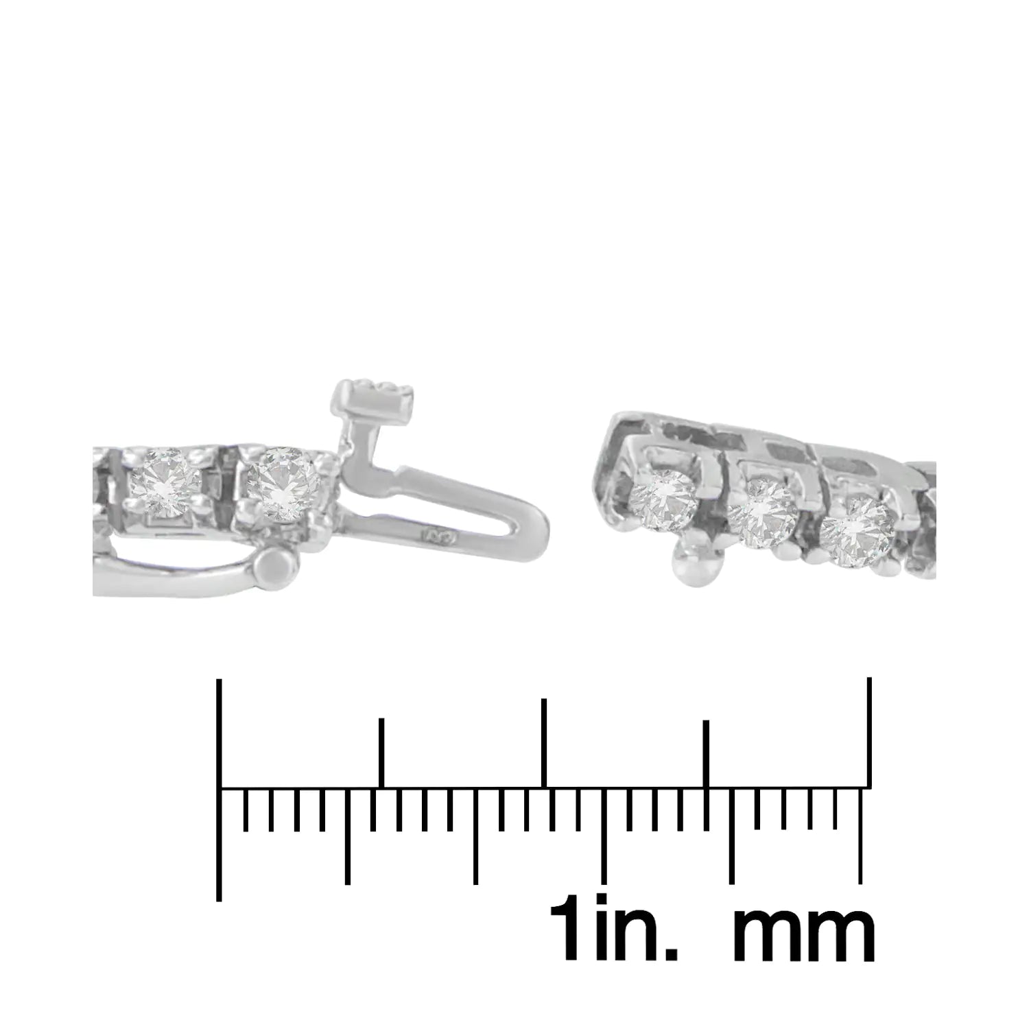 14K White Gold Round-Cut Diamond Tennis Bracelet (4.00 cttw, I-J Color, I2-I3 Clarity) WEM Support (www.WEM.support)