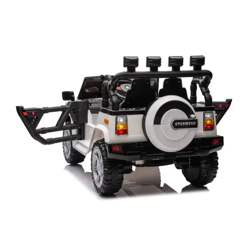 12v7a 30wX2 Tração nas Quatro Rodas com Assentos de Couro, Partida com Um Botão, Marcha Frente e Ré, Velocidades Alta e Baixa, Música, Faróis, Display de Energia e Duas Portas que Podem Ser Abertas WEM Support (www.WEM.support)