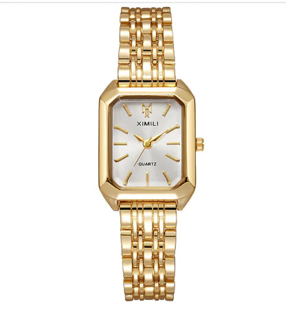Women's Square Steel Strap Watch