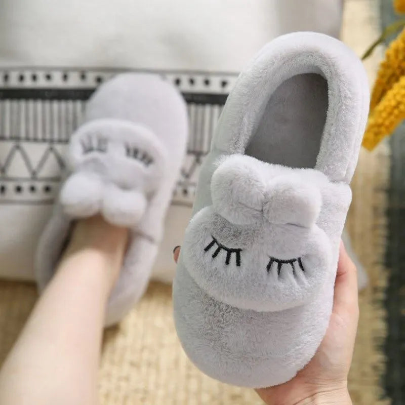 Women's Cartoon Rabbit Home Slides WEM Support (www.WEM.support)