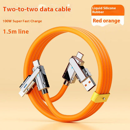 4-in-1 Fast Charging Data Cable WEM Support (www.WEM.support)