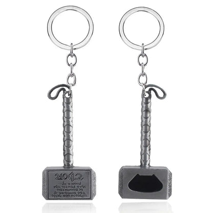 Bottle Opener Hammer Keychain Necklace WEM Support (www.WEM.support)