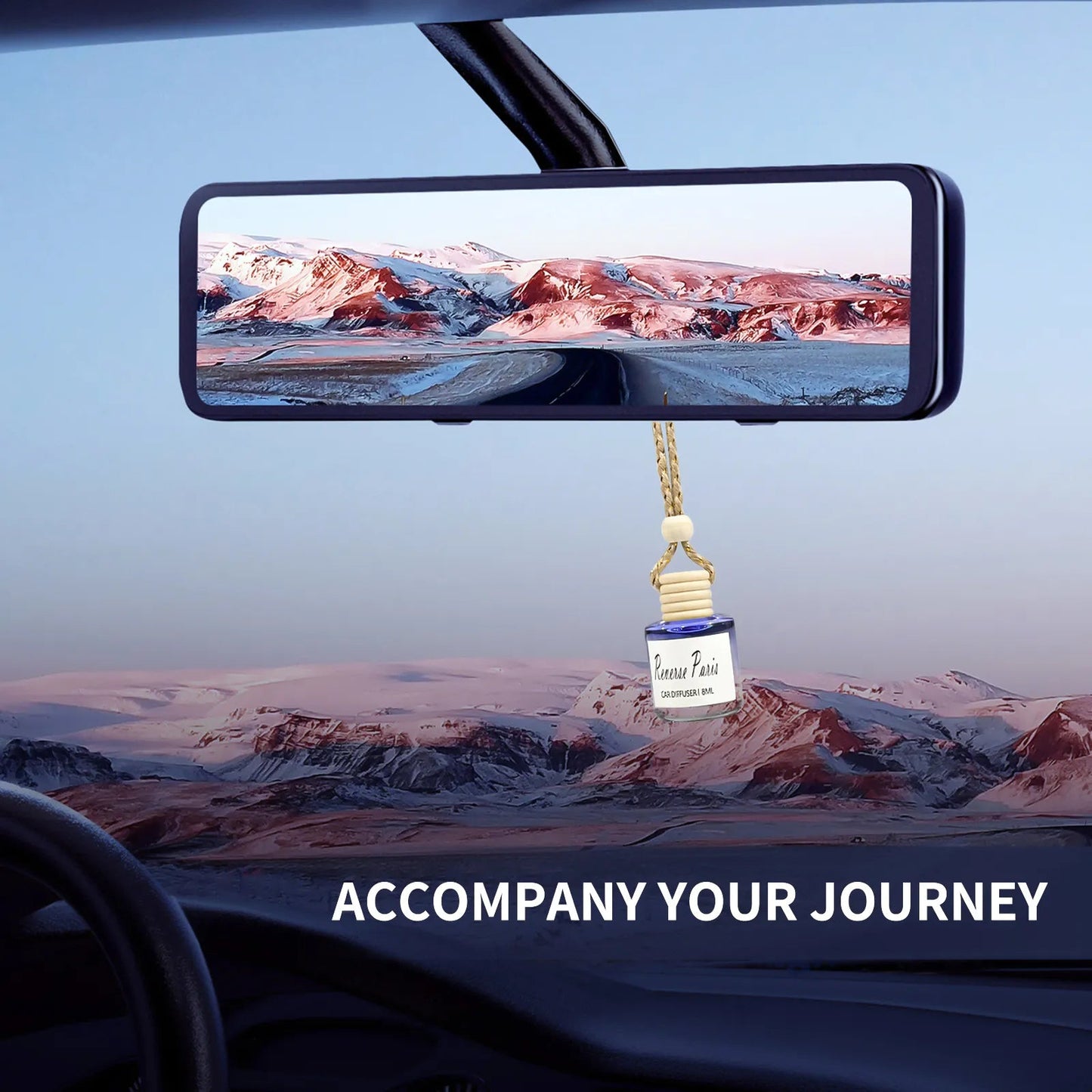 Scented Car Freshener - Car Air Freshener Diffuser - Last 60 Days WEM Support (www.WEM.support)