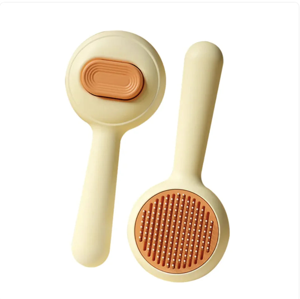 Non-Slip Cat & Dog Grooming Brush with Stainless Steel Comb WEM Support (www.WEM.support)