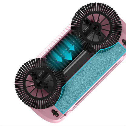 All-in-One Hand Push Sweeper & Mop WEM Support (www.WEM.support)