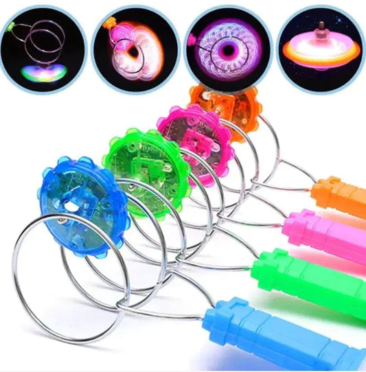 Colorful Luminous Gyro Magnetic Spinning  Yoyo WEM Support (www.WEM.support)