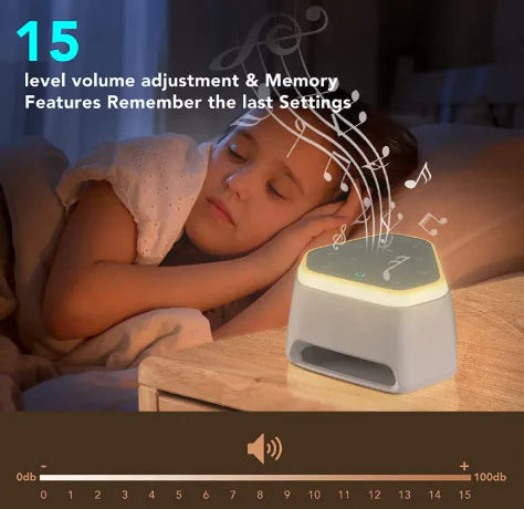 White Noise Sleeping Night Light WEM Support (www.WEM.support)