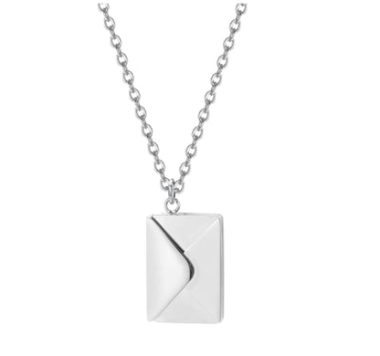 Love Letter Envelope Pendant Necklace WEM Support (www.WEM.support)