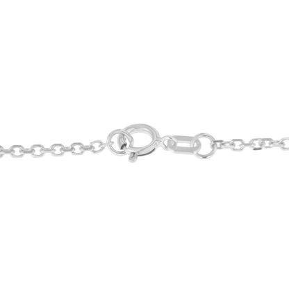 Sterling Silver Bezel-Set Diamond Station Necklace (1 cttw, J-K Color, I1-I2 Clarity) WEM Support (www.WEM.support)