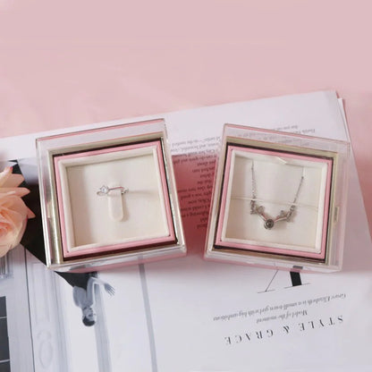 Acrylic Ring Box Valentine's Day WEM Support (www.WEM.support)