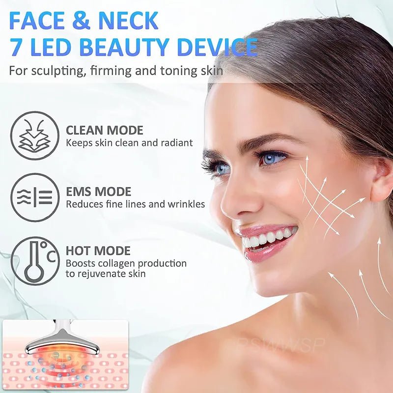 3 - Color Facial Massage Device - Catch Cards