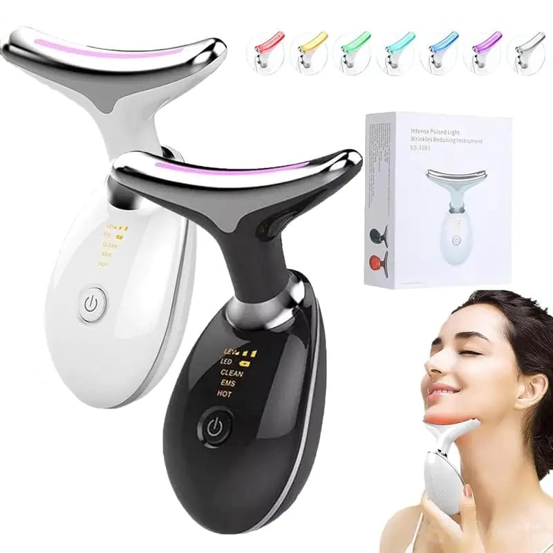 3 - Color Facial Massage Device - Catch Cards