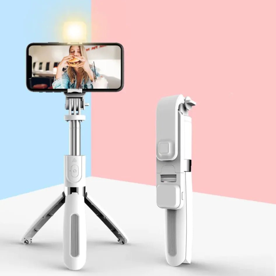 3 - in - 1 Bluetooth Wireless Selfie Stick & Tripod - Catch Cards