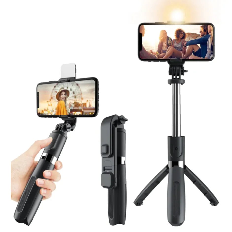 3 - in - 1 Bluetooth Wireless Selfie Stick & Tripod - Catch Cards
