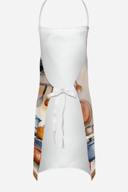 Chocolate Poodle The Chef Apron WEM Support (www.WEM.support)