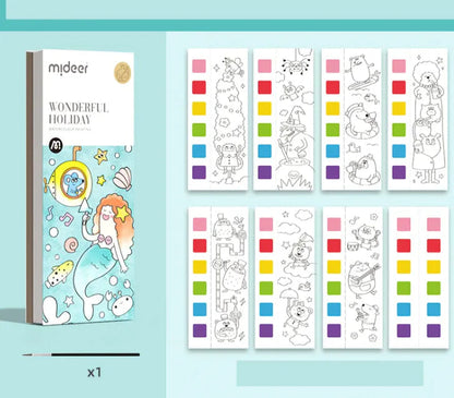 Pocket Watercolor Painting Book for Kids WEM Support (www.WEM.support)