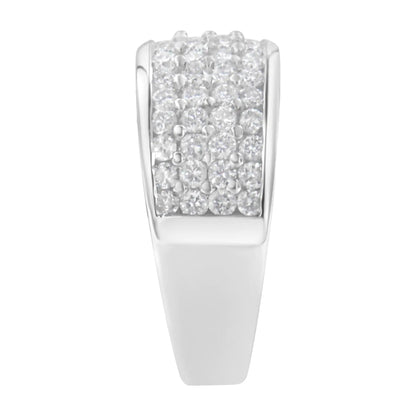 14K White Gold Round Cut Diamond Ring (1.0 Cttw, H-I Color, SI2-I1 Clarity) WEM Support (www.WEM.support)