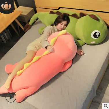 Dinosaur sleeping large pillow HejK.com