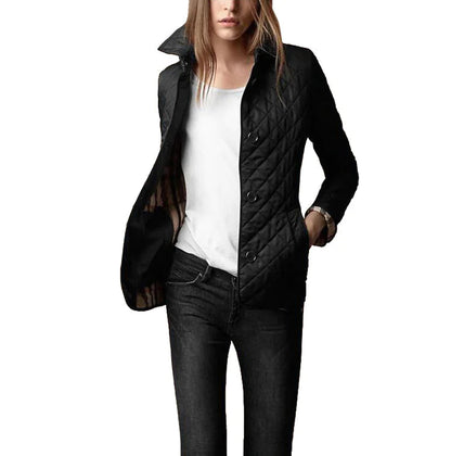 Women's Quilted Winter Jacket WEM Support (www.WEM.support)