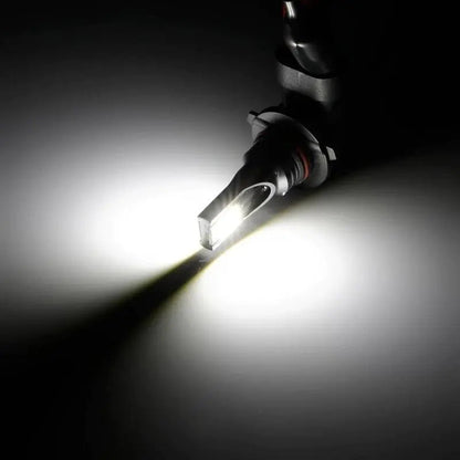 9005 9006 LED Headlights Kit Combo Bulbs 8000K High Low Beam Super White Bright WEM Support (www.WEM.support)