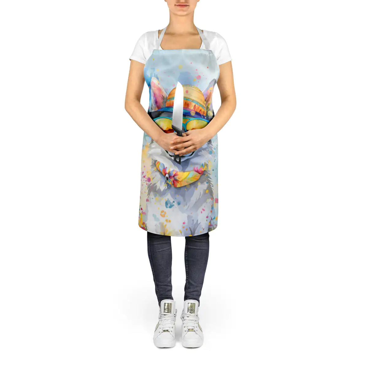 Alaskan Klee Kai Hippie Dawg Apron WEM Support (www.WEM.support)