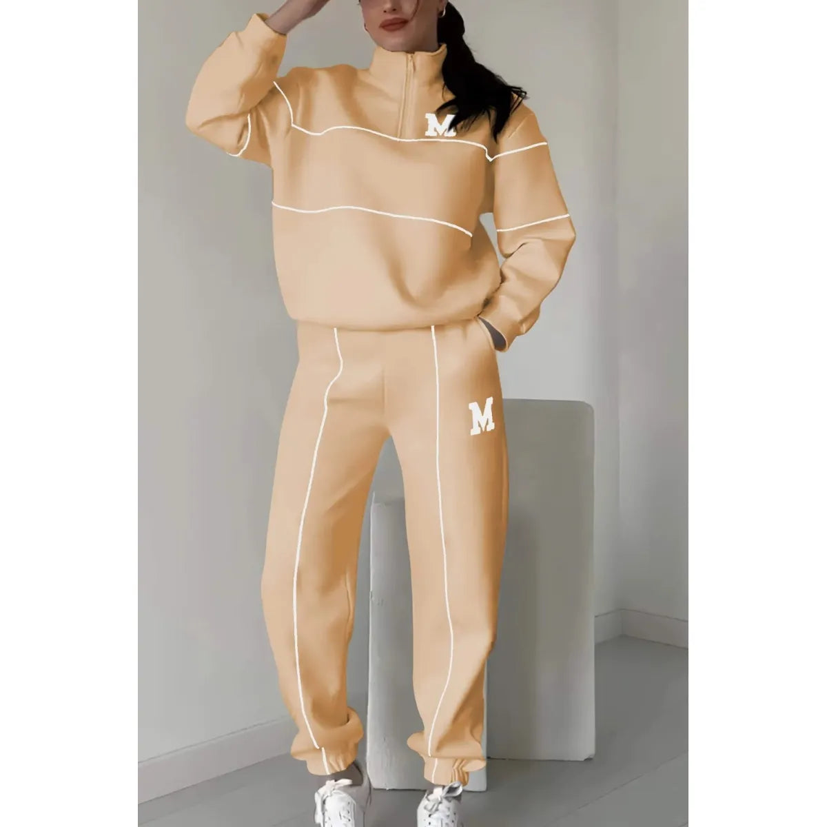 Women's Lounge Set: Pullover & Sweatpants WEM Support (www.WEM.support)