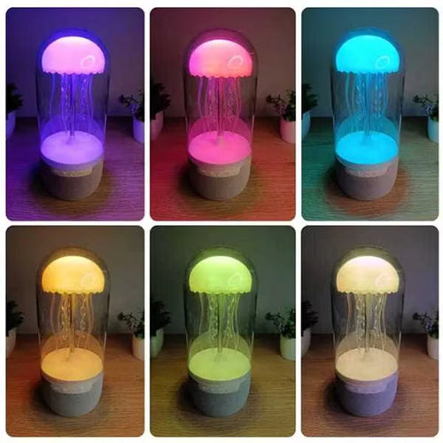 3 In 1 Creative Colorful Jellyfish Lamp Bluetooth-compatible Speaker WEM Support (www.WEM.support)