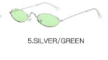 Narrow Small Round Sunglasses WEM Support (www.WEM.support)
