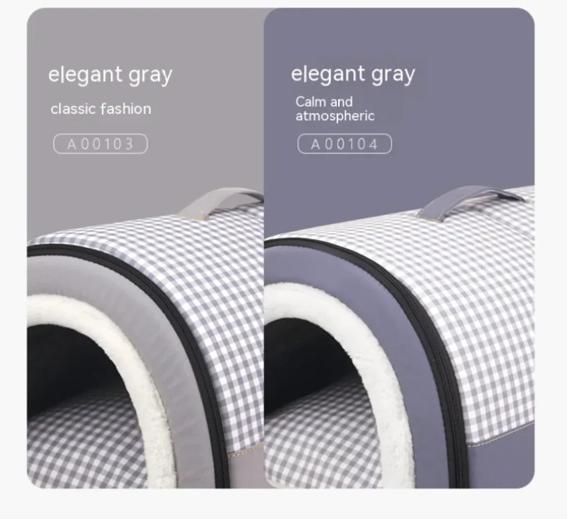 Winter Thickened Semi-Enclosed Pet Bed WEM Support (www.WEM.support)