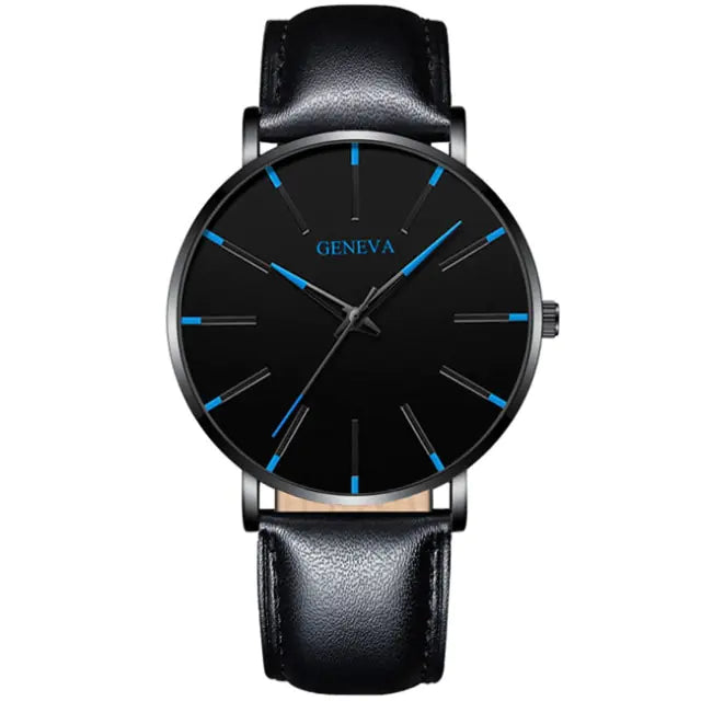 Minimalist Men's Fashion Ultra Thin Watch WEM Support (www.WEM.support)