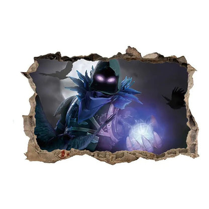 3D Fortnite PVC Wall Stickers for Home Decor - Catch Cards