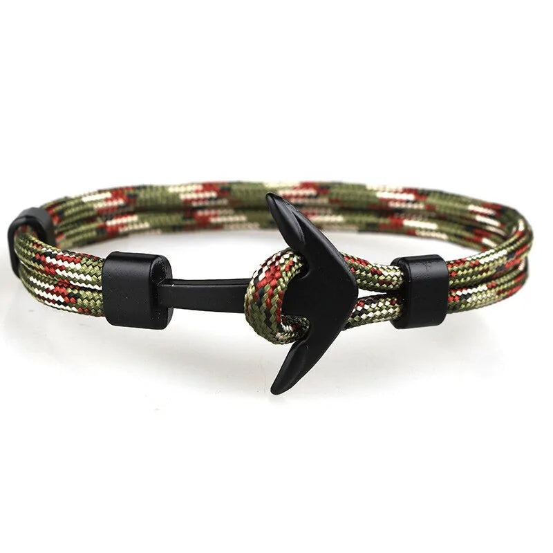 Paracord Whale Tail Hope Bracelet WEM Support (www.WEM.support)