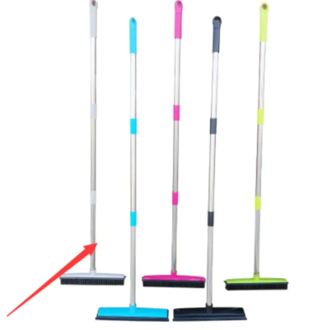 TriPole Dust & Carpet Scraper Broom WEM Support (www.WEM.support)