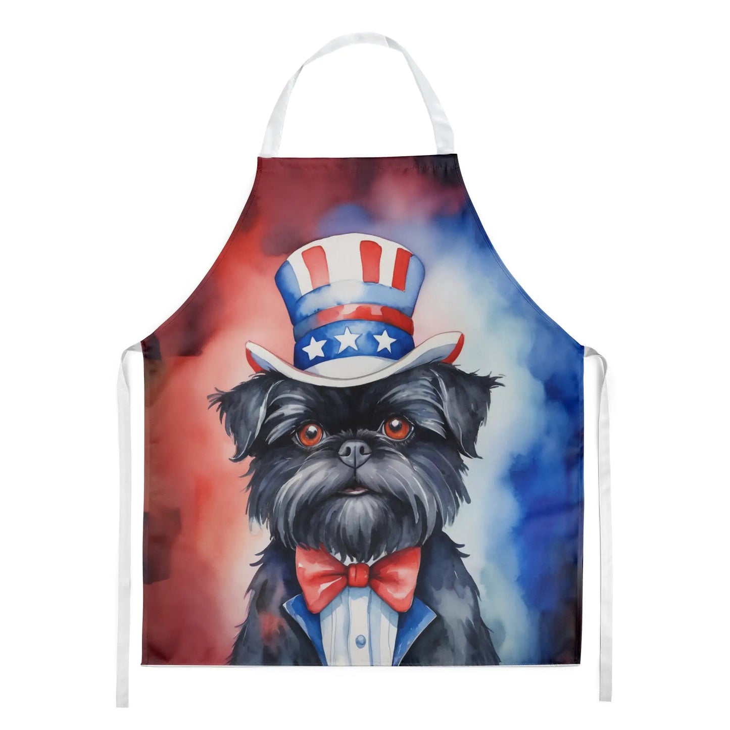 Affenpinscher Patriotic American Apron WEM Support (www.WEM.support)