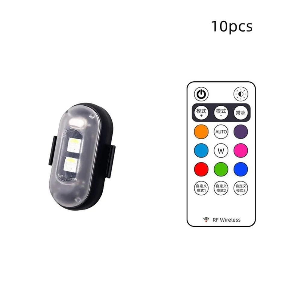 Wireless Remote Control Colorful Strobe Light WEM Support (www.WEM.support)