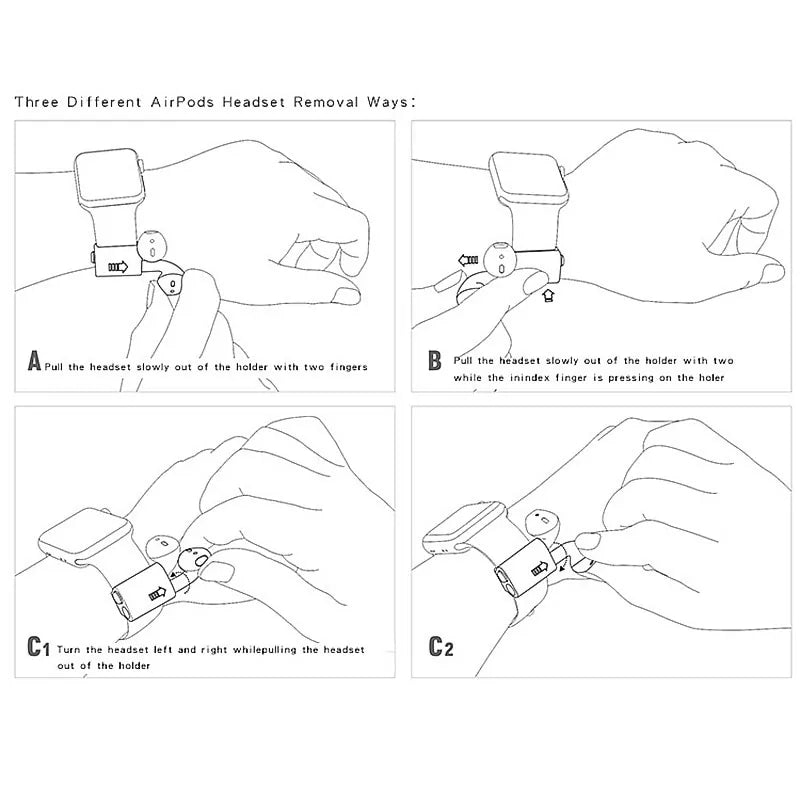 Apple Airpods Headphone Holder WEM Support (www.WEM.support)