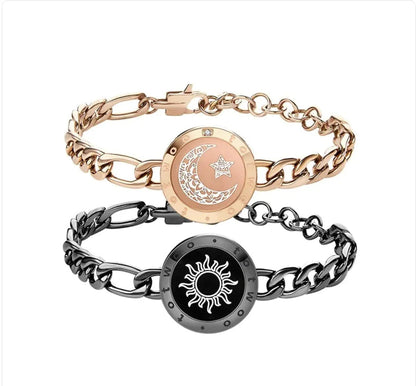 Smart Sun & Moon Sensing Couple Bracelet WEM Support (www.WEM.support)