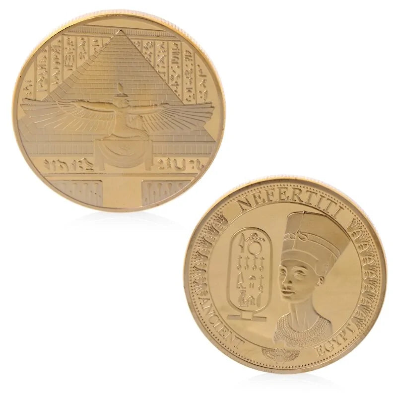 Gold Plated Ancient Egypt Coin WEM Support (www.WEM.support)