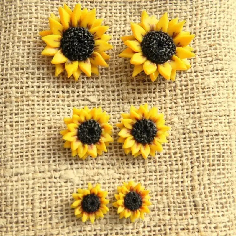 Sunflower (you are my sunshine) Stud Earrings WEM Support (www.WEM.support)