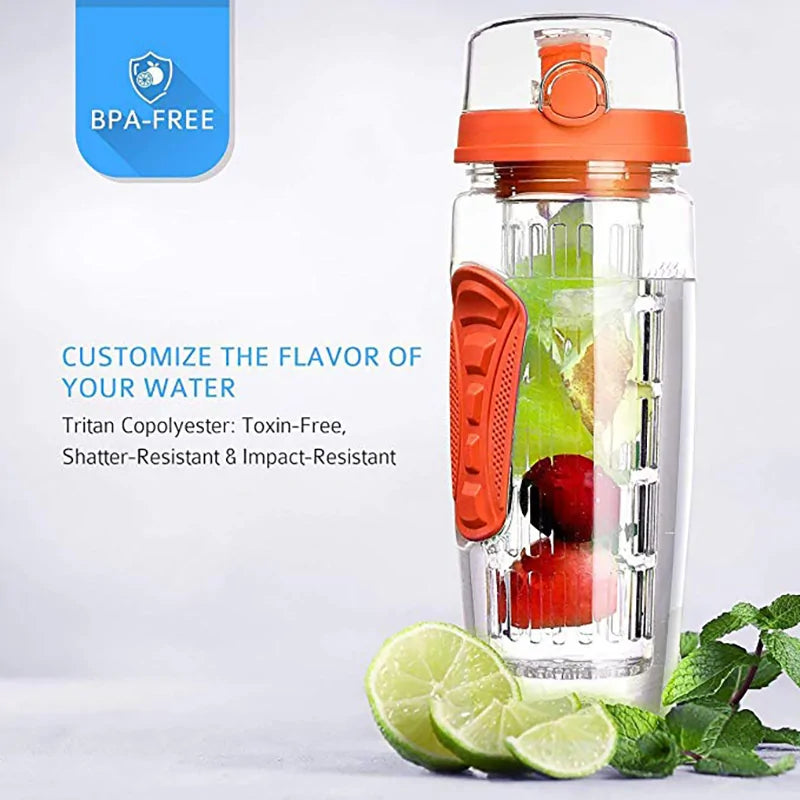 32 OZ Frucht-Infuser-Trinkflasche WEM Support (www.WEM.support)